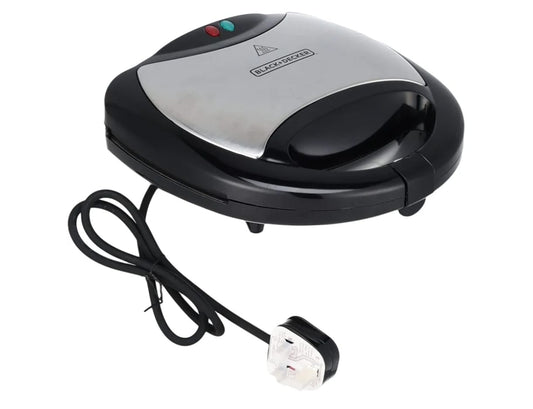 ماكينة صنع السندوتشات بفتحتين مع شواية وماكينة صنع الوافل من بلاك اند ديكر - TS2090