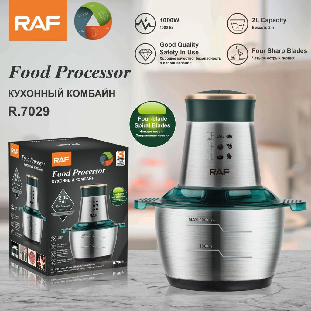 كبة راف استانلس 2 لتر 1000 وات – RAF-R.7029